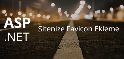 Asp.Net Web Sitenize Favicon Ekleme 